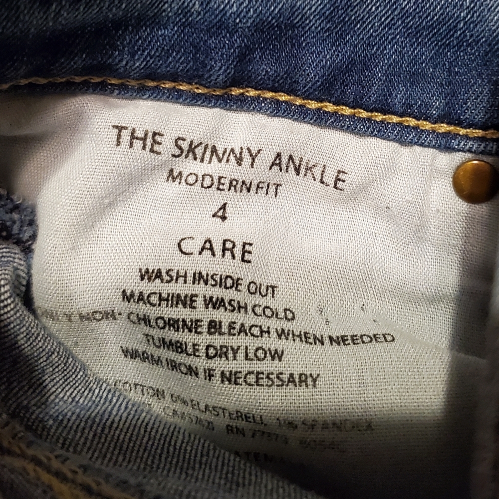 Ann Taylor 4 Skinny Ankle Modern Fit Jeans - Picture 4 of 4
